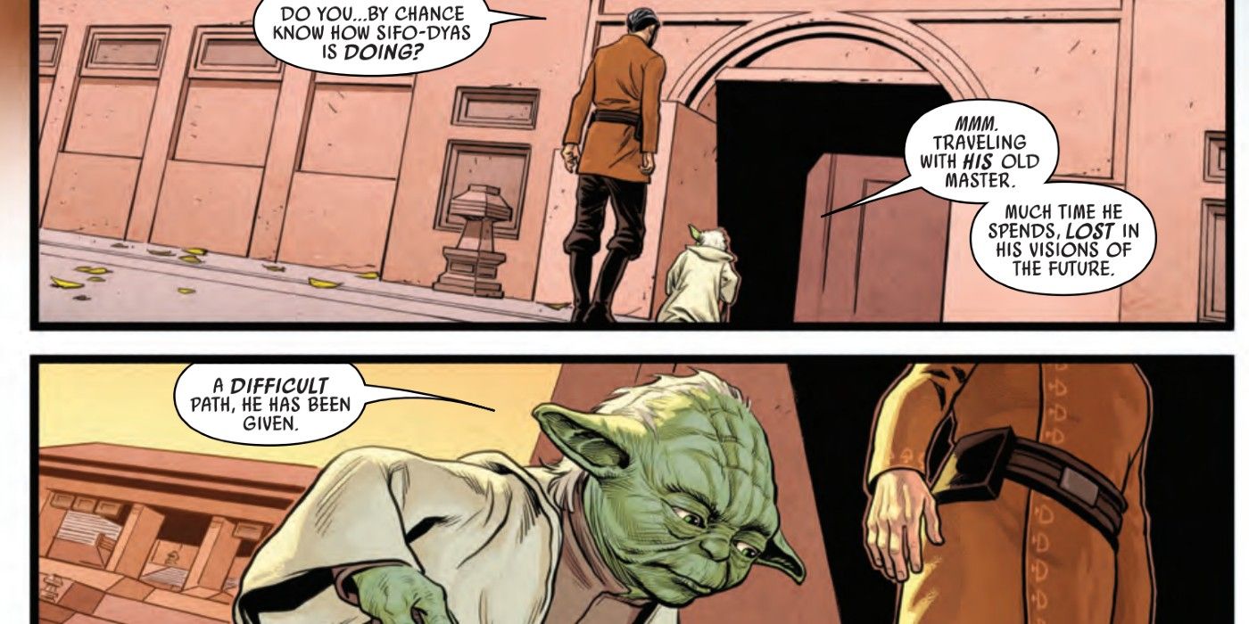 Yoda and Dooku Talk about Sifo-Dyas
