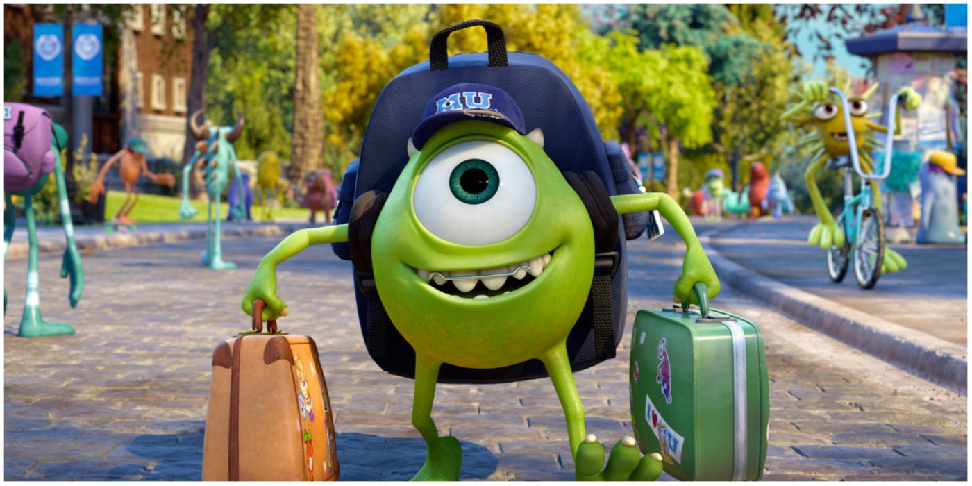 El primer día de Mike Wazowski en la Universidad de Monsters