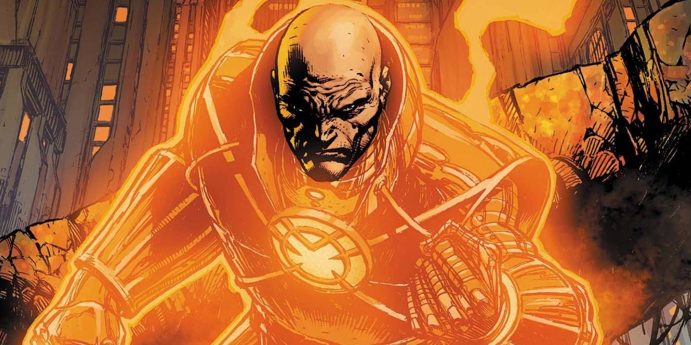 Lex Luthor with the Ring of Avarice in the Blackest Night comic