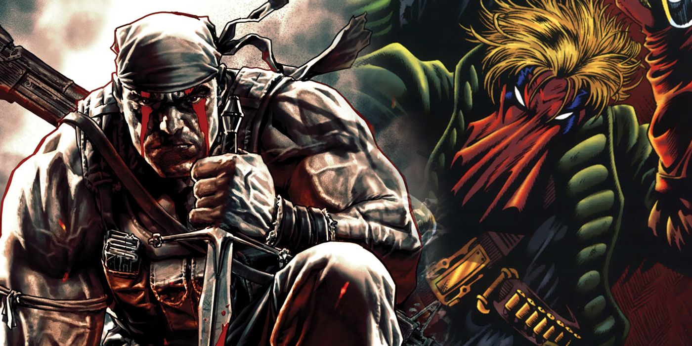 Deathblow and Grifter split image from the WildStorm comic universe
