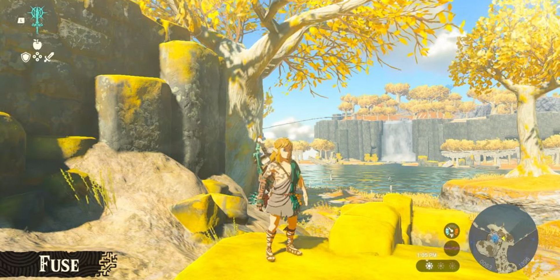 Link usando Fuse in the Tears of the Kingdom demonstração de jogo