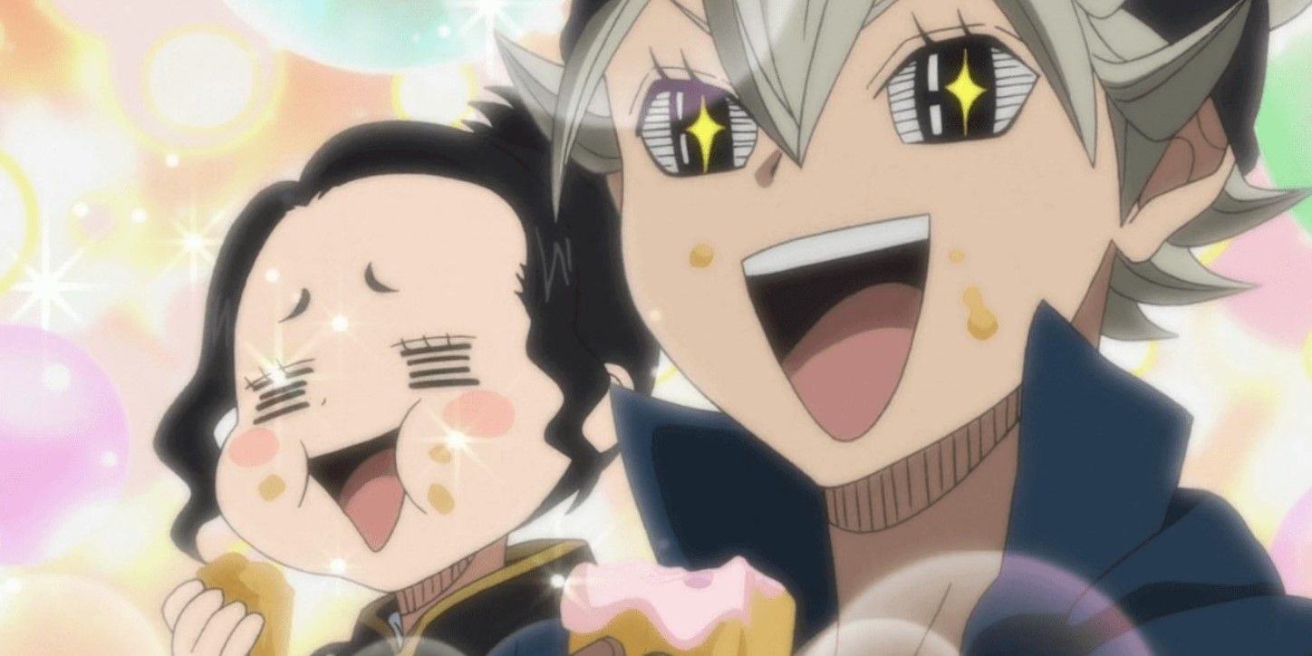 Asta and Charmy Enjoying Sweets in Black Clover Anime