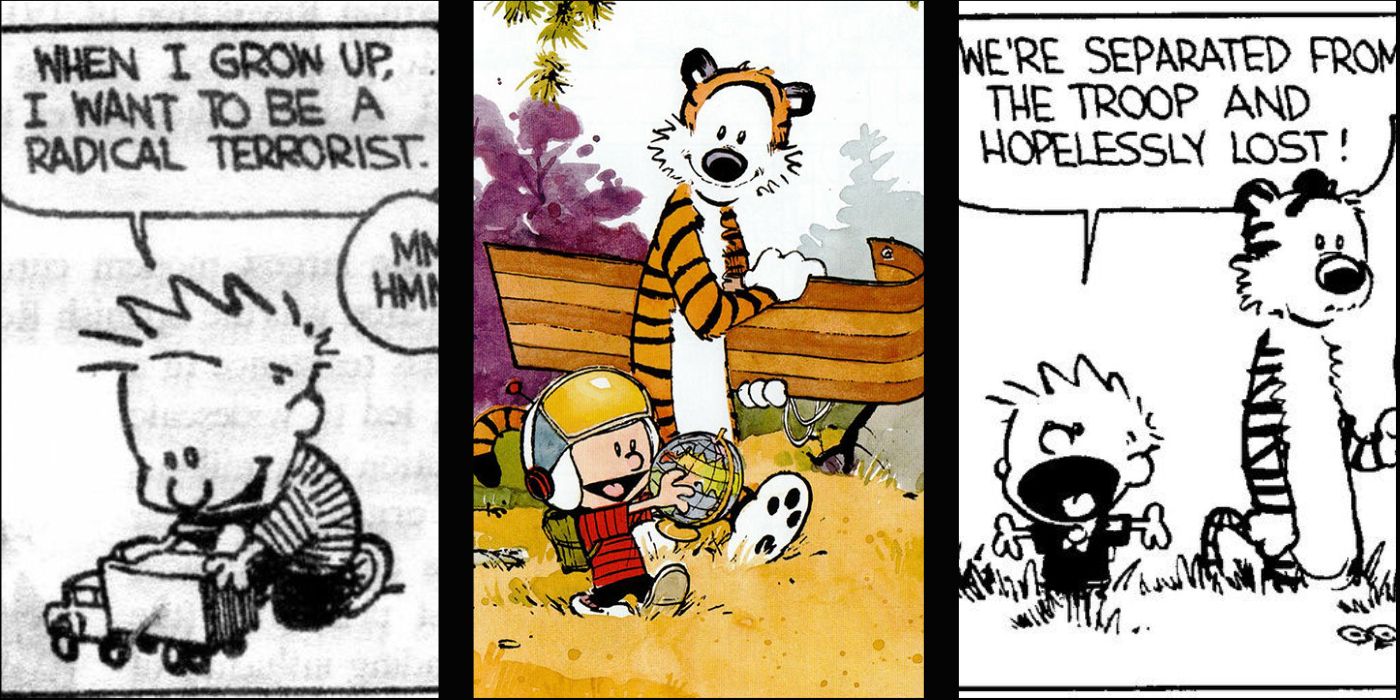 10 Weirdest Details From Early Calvin And Hobbes Comics