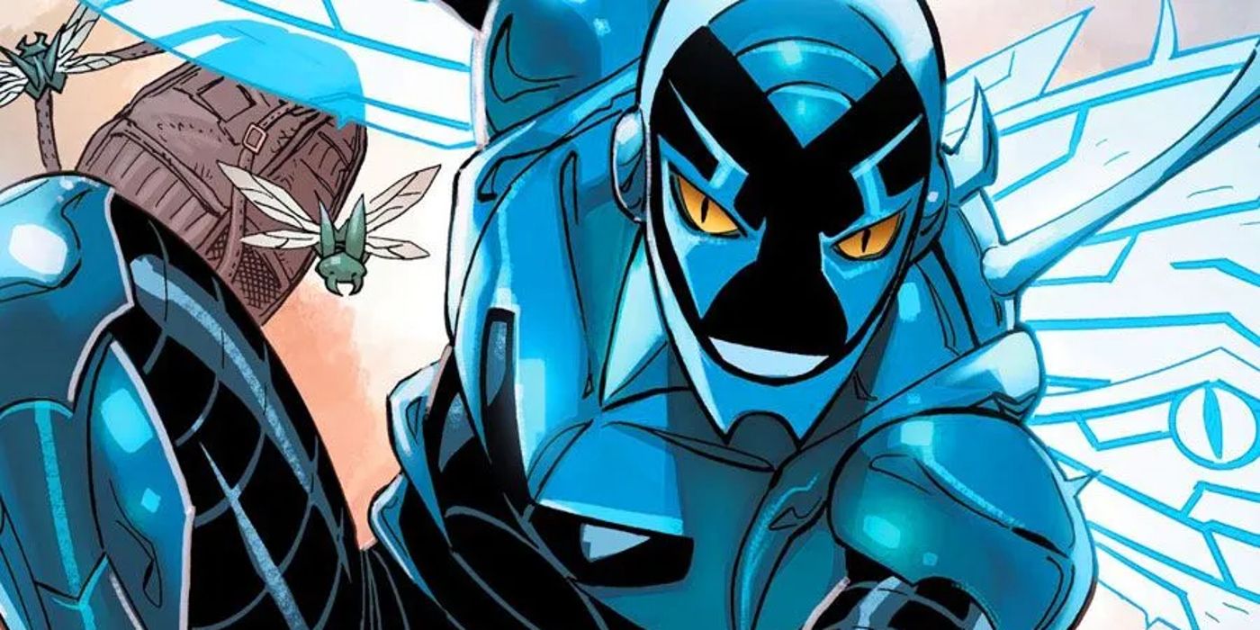 Jaime Reyes Blue Beetle sonríe a los lectores en DC Comics
