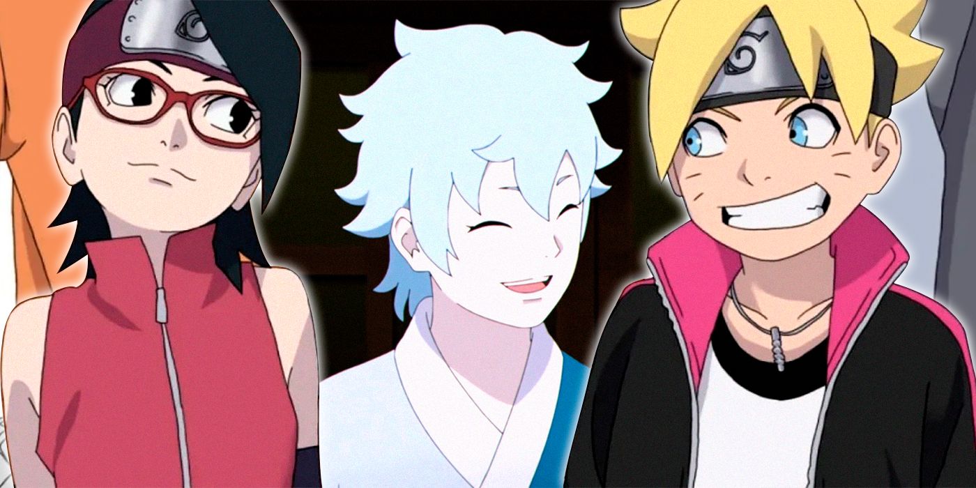 Boruto está em um triângulo amoroso com Sarada e Mitsuki