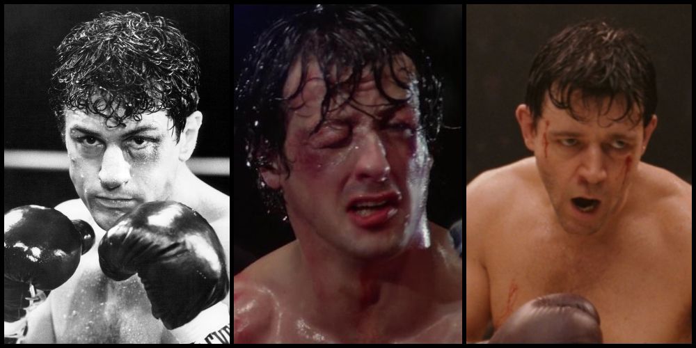 Boxing Movies Collage Raging Bull Rocky Cinderella Man