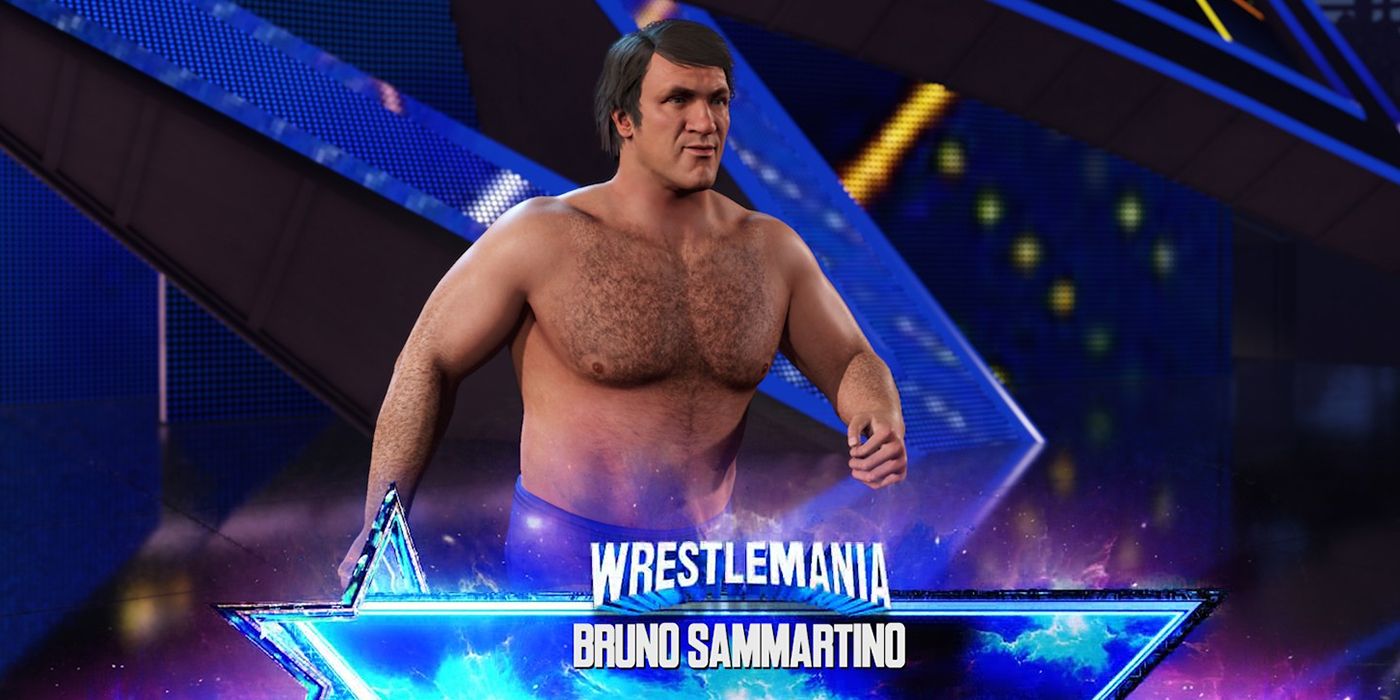 Bruno Sammartino como ele aparece em WWE 2K23