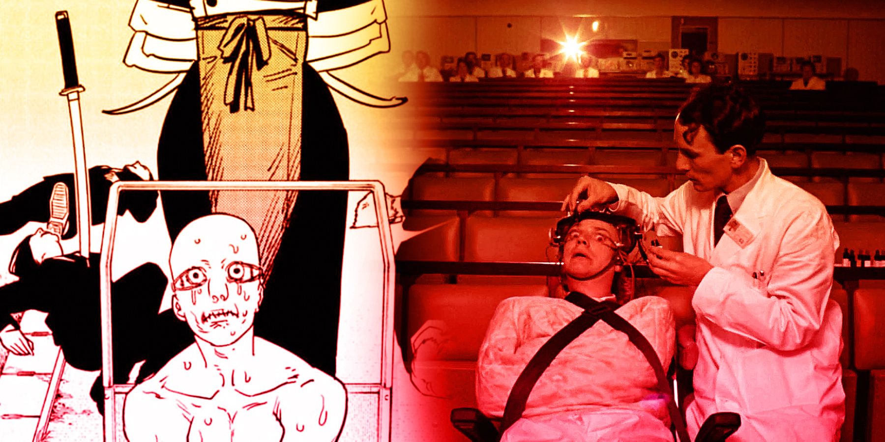 Chainsaw Man Drops a Truly Disturbing Clockwork Orange Homage