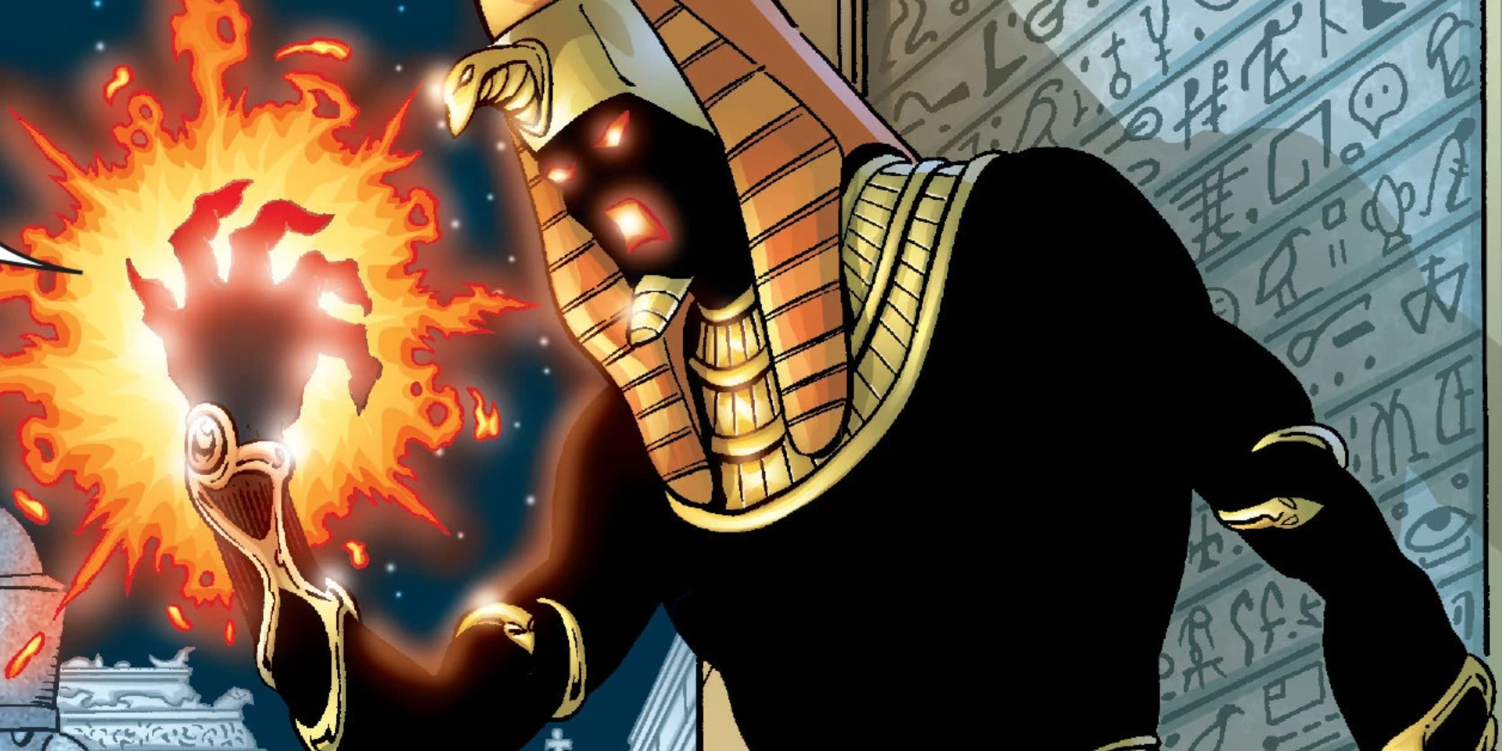 The Pharaoh Akenaten from Marvel Universe: The End
