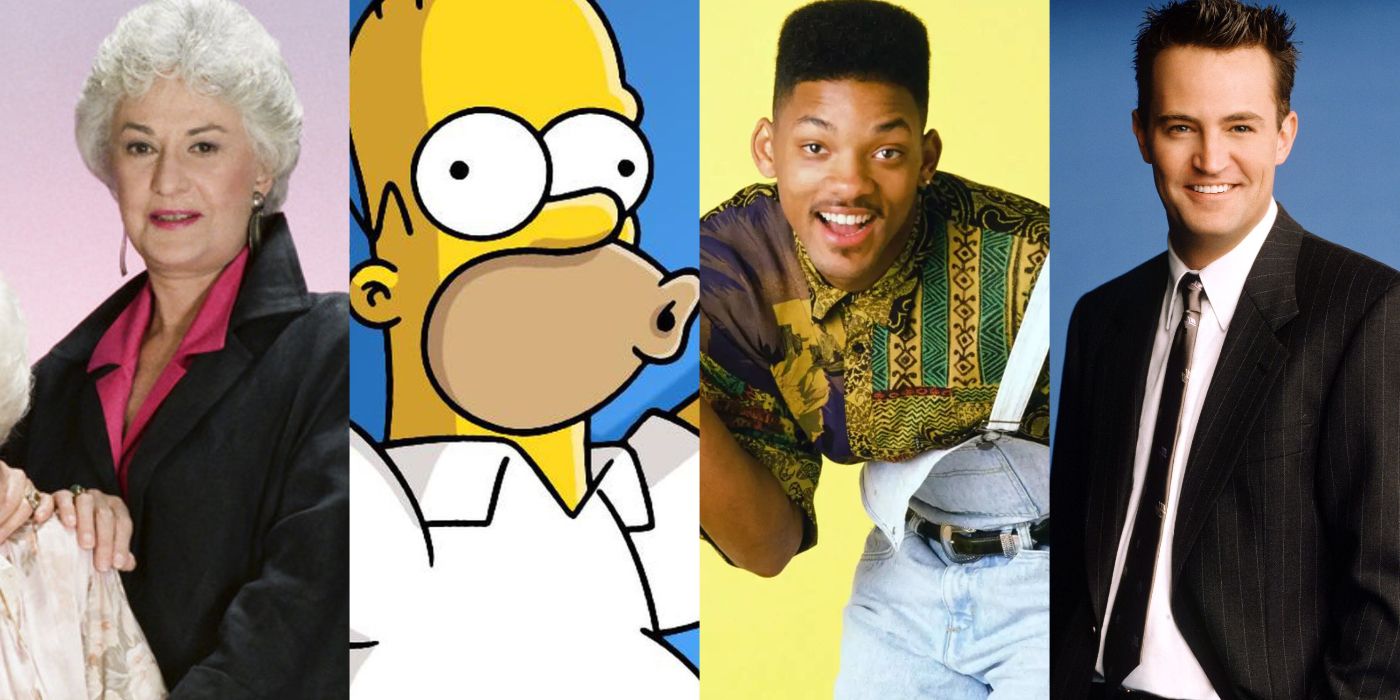 Funniest Sitcom Characters - Dorothy Zbornak, Homer Simpson, Will Smith and Chandler Bing