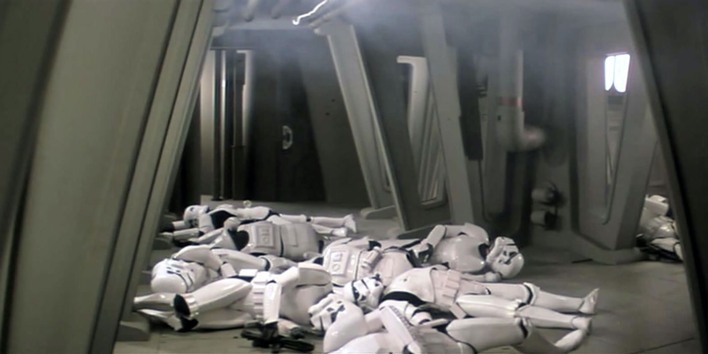 Stormtrooper bodies on Endor