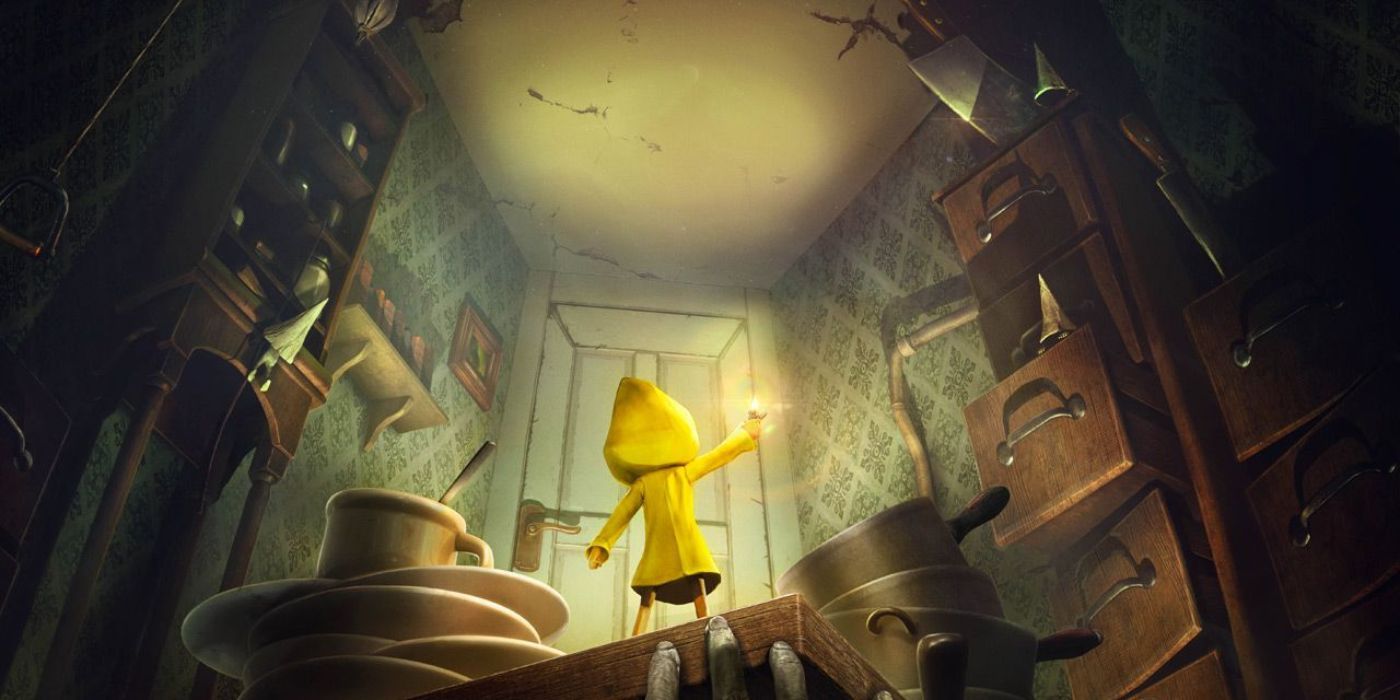 Arte da capa do jogo Little Nightmares