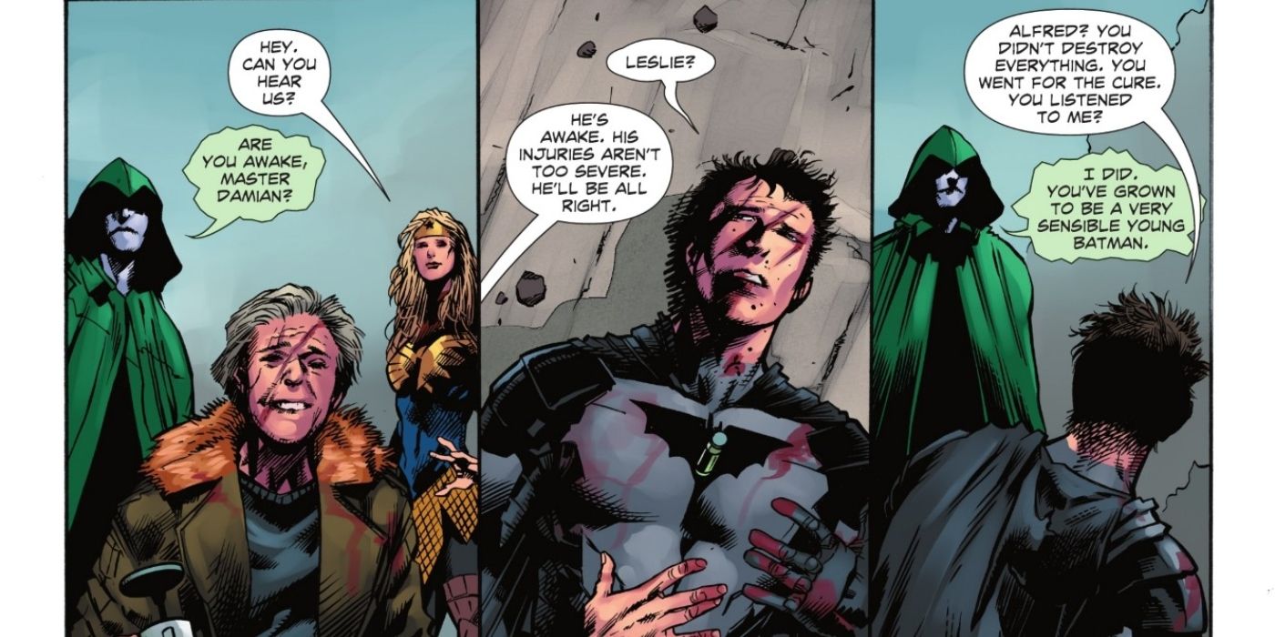 Damian Wayne se tornou um bom Batman em DCeased