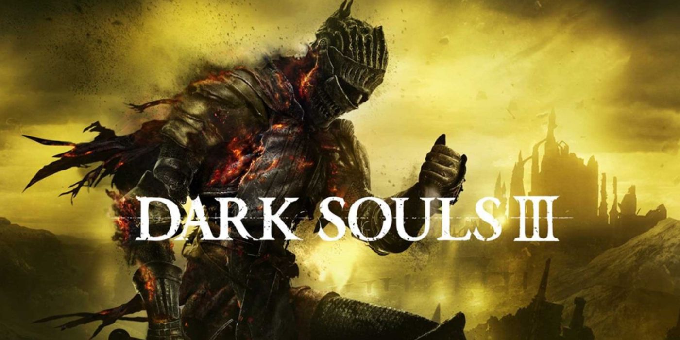 Dark Souls III key art featuring the Ashen One protagonist.