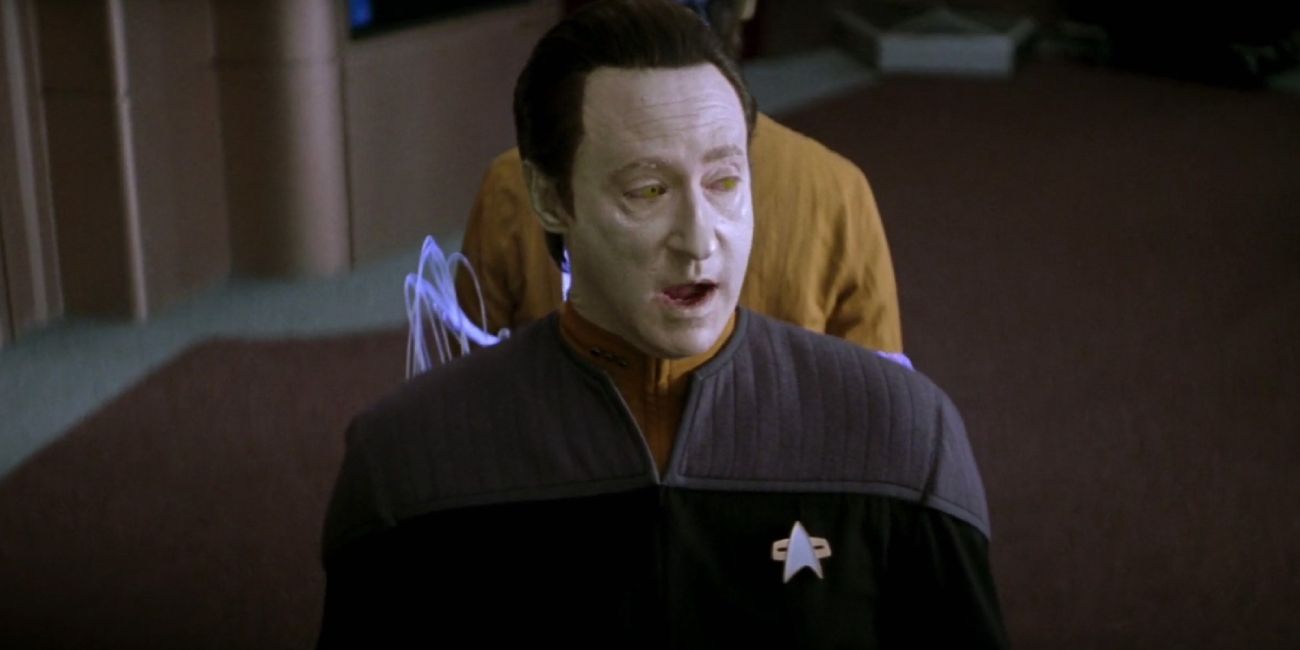Brent Spiner as Data in Star Trek: Nemesis.