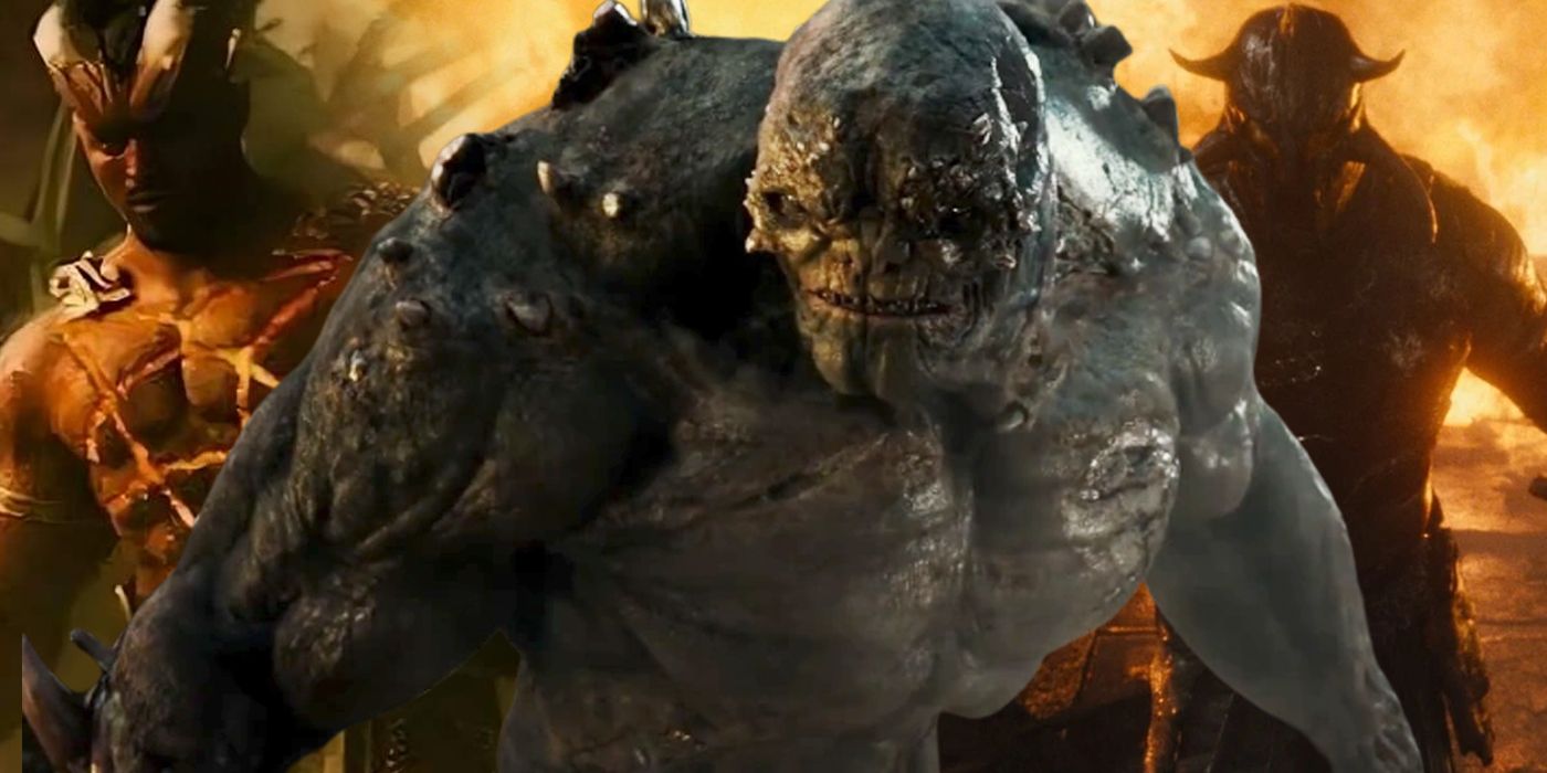 Sabbac, Doomsday, and Ares from the DCEU