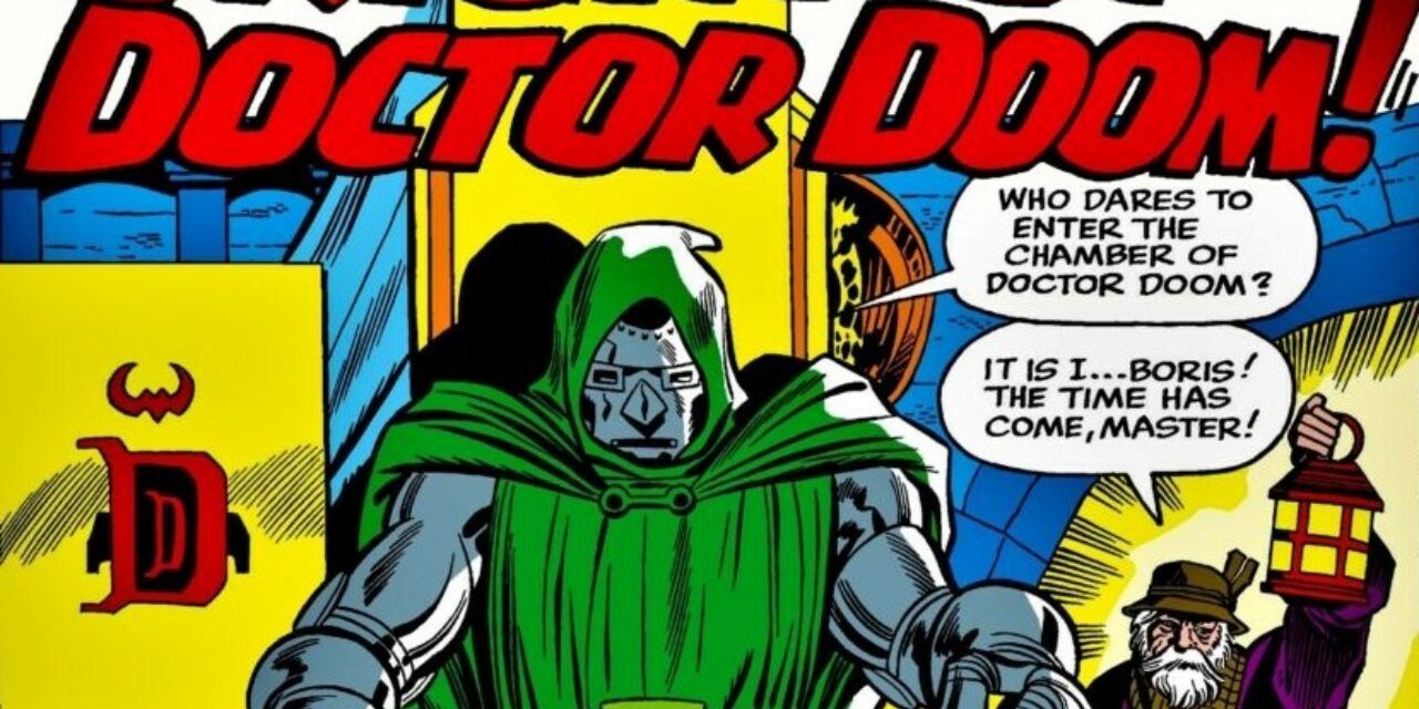 Doctor Doom sits on his throne in Latveria