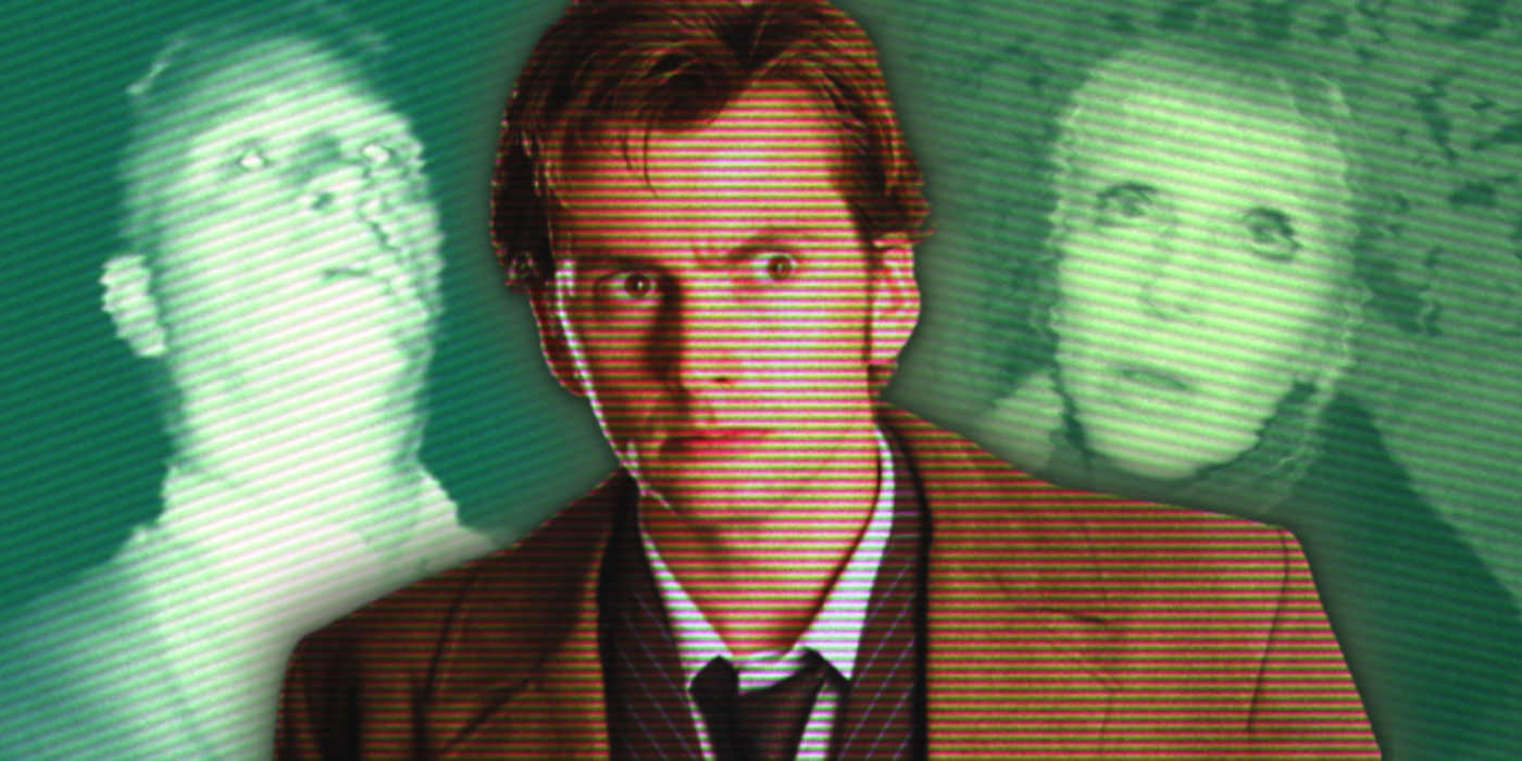 Doctor Who's Tenth Doctor juxtaposed with the Most Haunted Crew