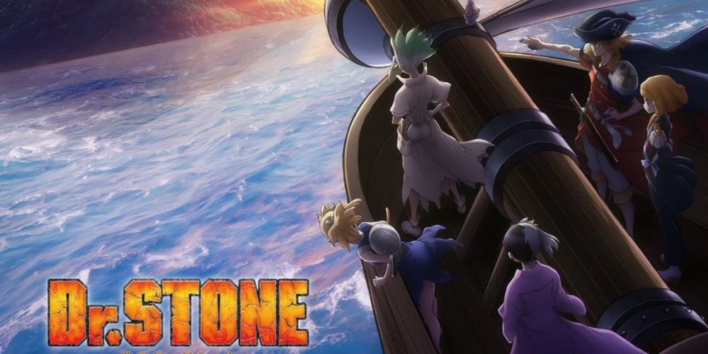 Dr. STONE TV Anime Introduces 3 New Characters to Treasure Island