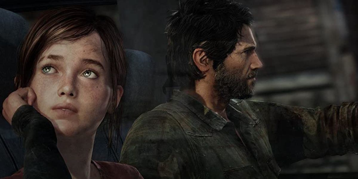 Ellie e Joel dirigindo por Pittsburgh em The Last of Us para PlayStation 3