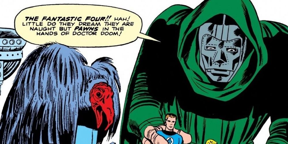 Doctor Doom gloats about luring the Fantastic Four into his trap.