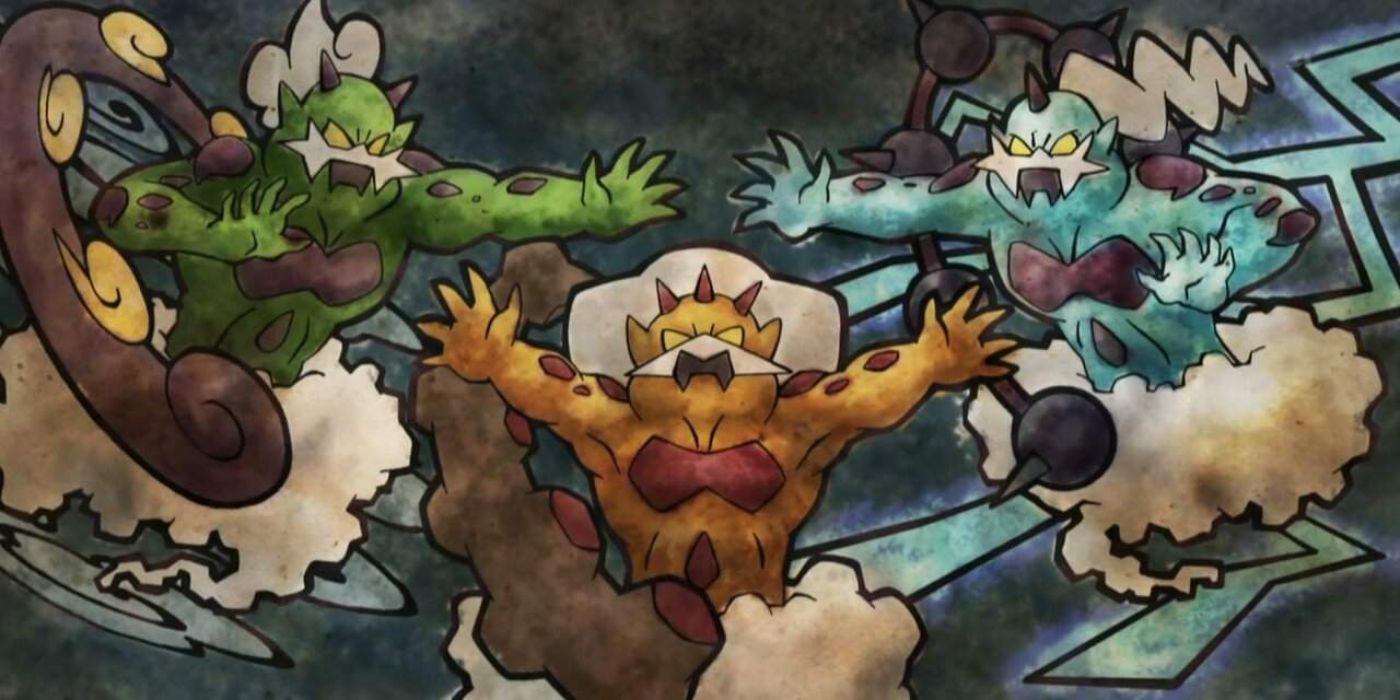 Forces of Nature Trio in Pokemon Legends Arceus