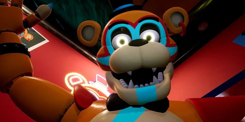 Freddy dá as boas-vindas em Five Nights at Freddy's: Security Breach.