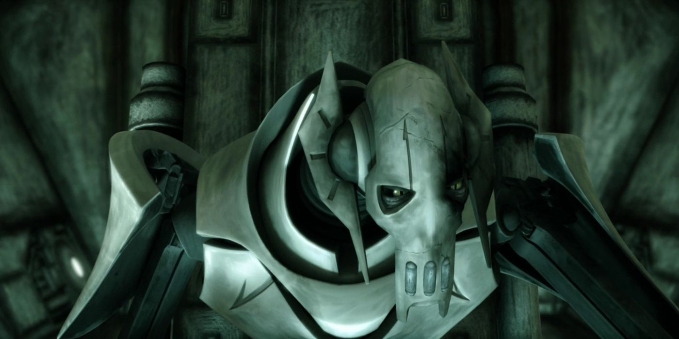 General Grievous in his lair in Star Wars: The Clone Wars