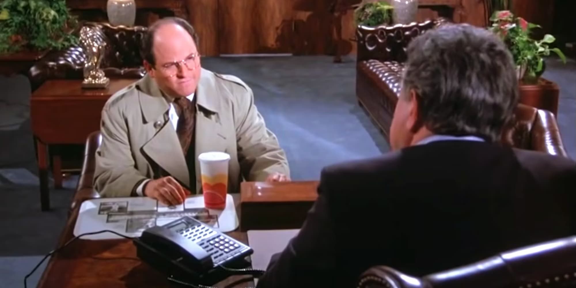 George fala com George Steinbrenner em Seinfeld