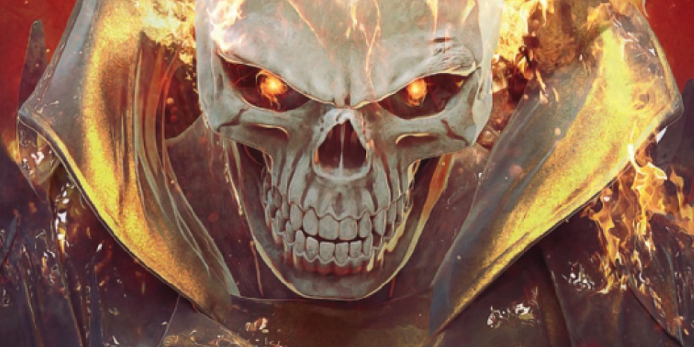 Ghost Rider as depicted on the cover of the 12th issue.