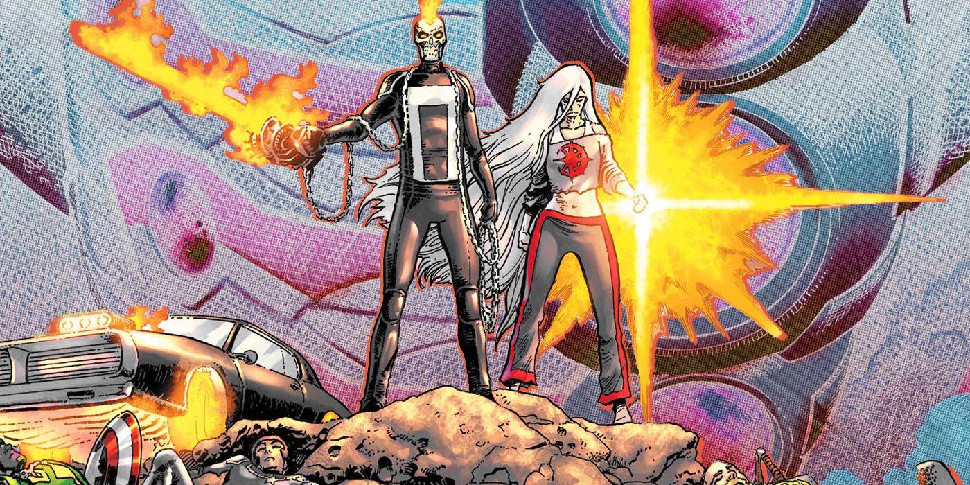 ghost rider and starbrand in avengers forever comics