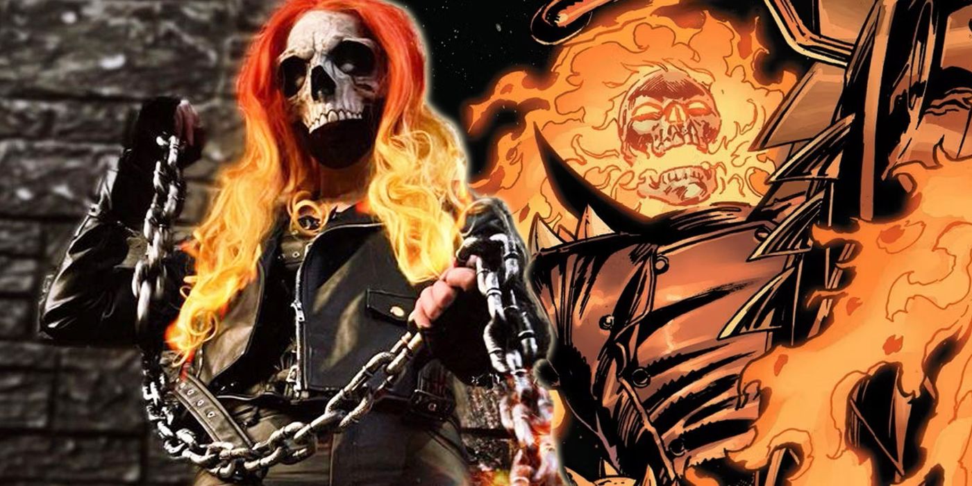 Fiery Ghost Rider Cosplay Brings a Female Spirit of Vengeance to Life