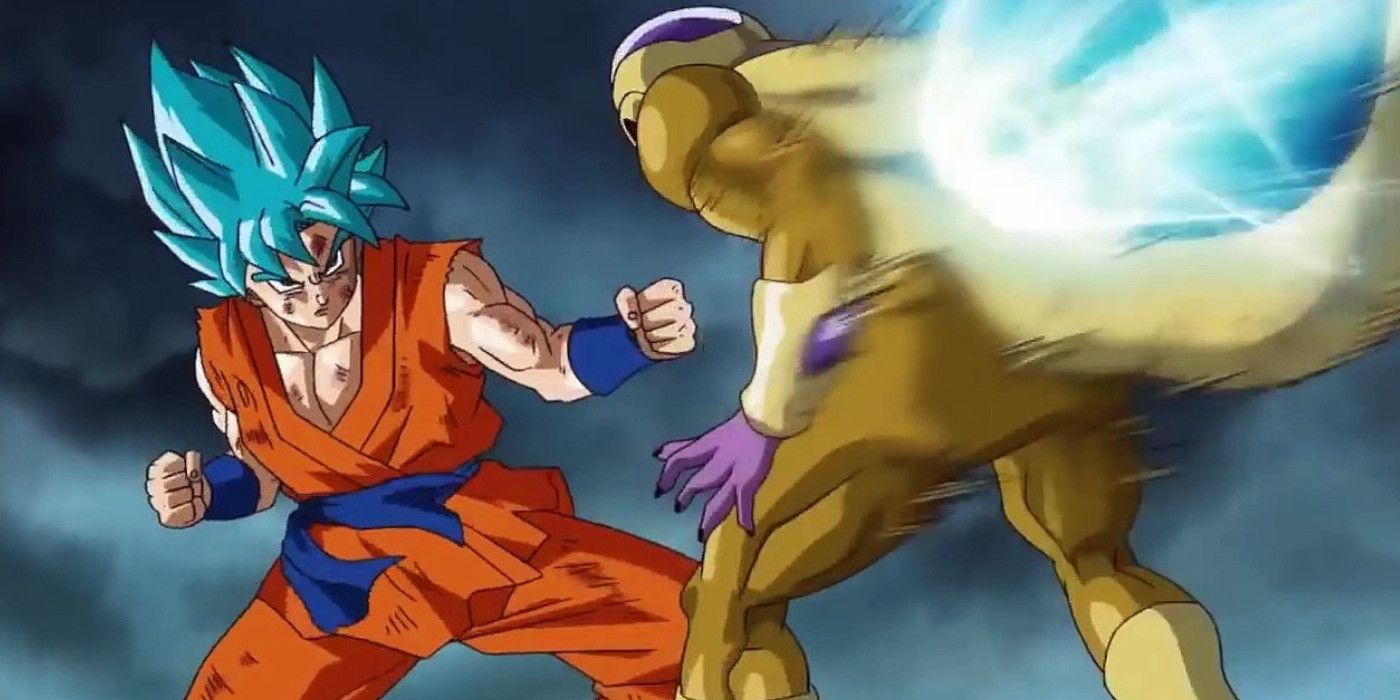 Суперсерия Dragon Ball против Битвы богов и Воскрешения F от DBZ