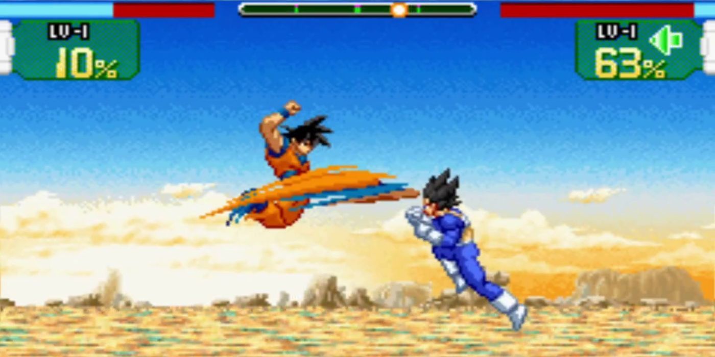 Goku vs Vegeta em Guerreiros Supersônicos