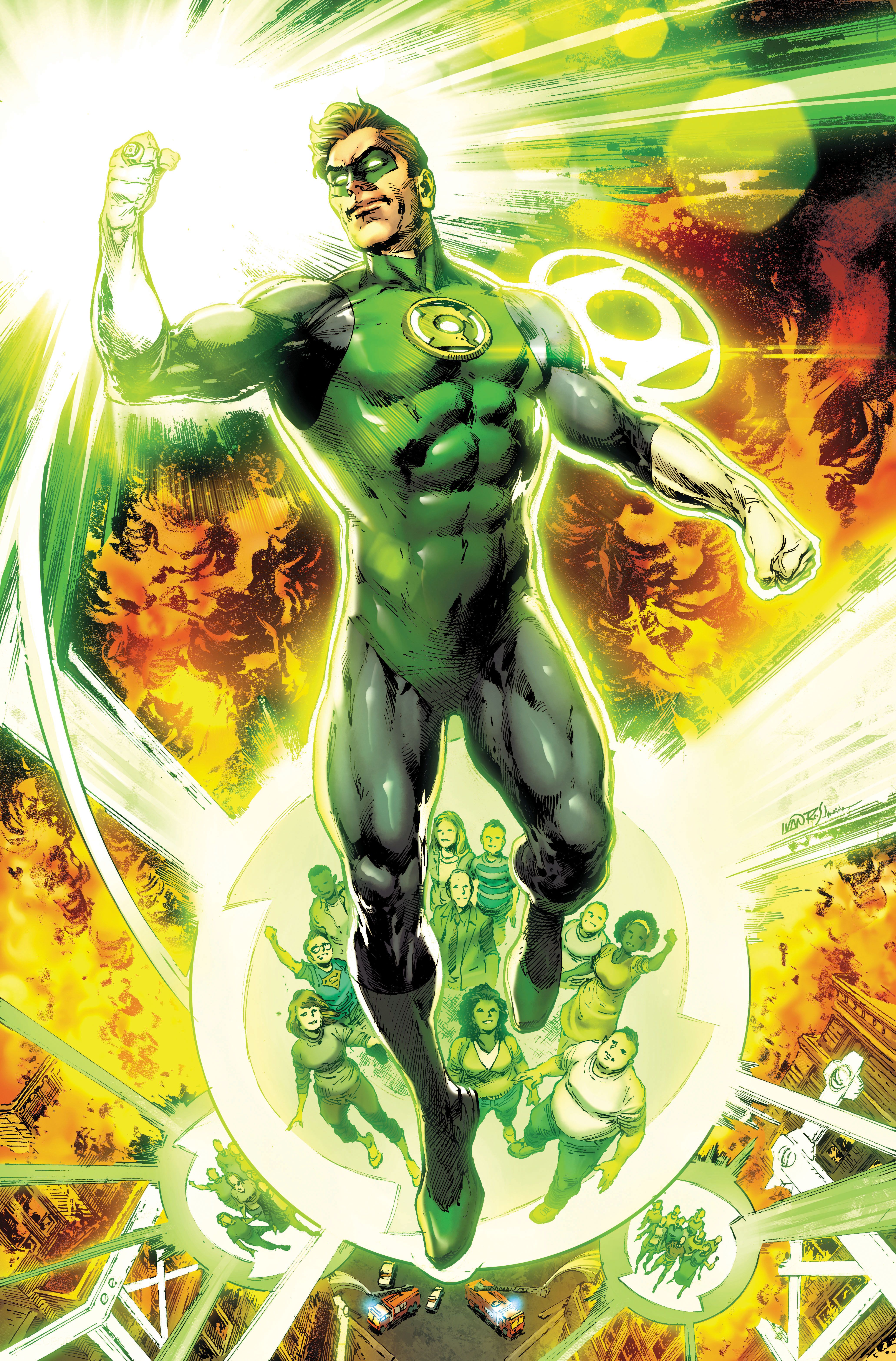 Green Lantern 1 Open to Order Variant (Reis)