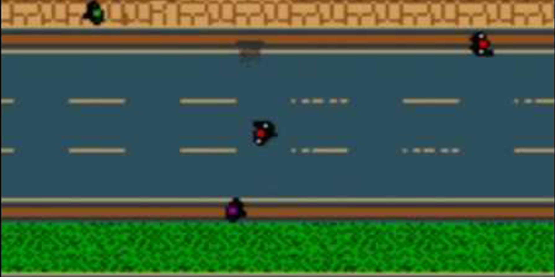 Player crosses the street in Anywhere, USA.