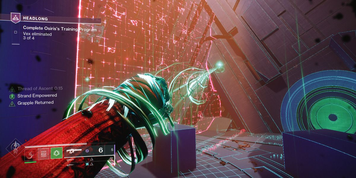 Destiny 2 Lightfall: a parede giratória da morte da missão Headlong