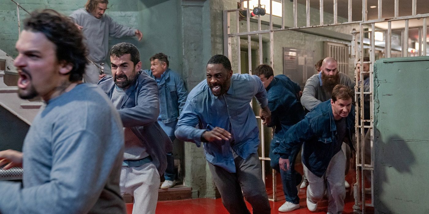 Idris Elba as John Luther Prison Scene in Luther The Fallen Sun