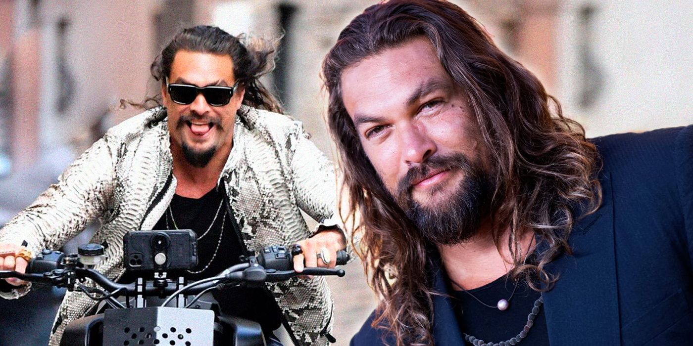 Dante Reyes riding a motorcycle in Fast X next to Jason Momoa.