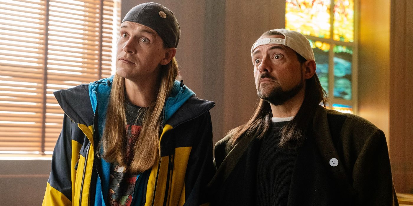 Jay and Silent Bob look shocked in Jay and Silent Bob Reboot