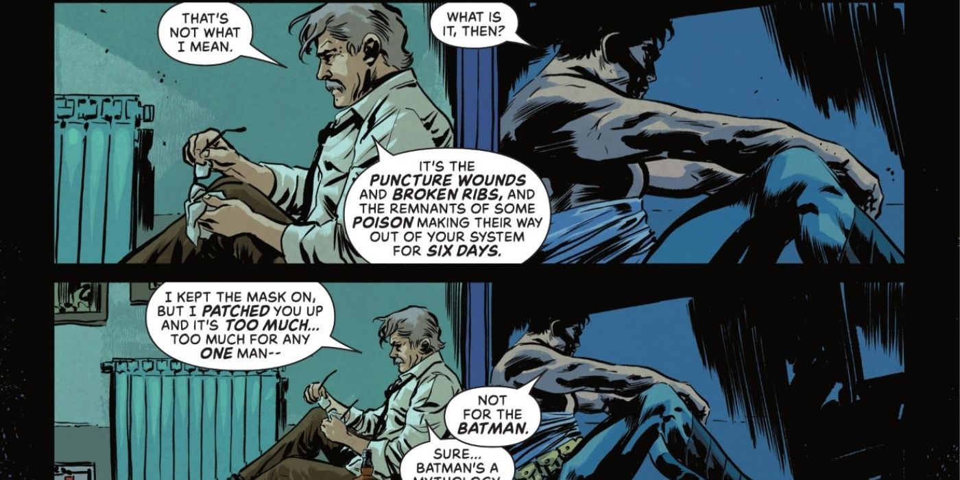 Jim Gordon adverte o Batman