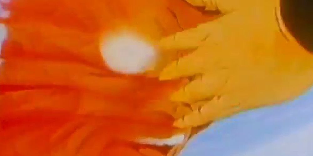Kenshiro slaps an enemy so hard he explodes in Fist of the North Star: The Movie