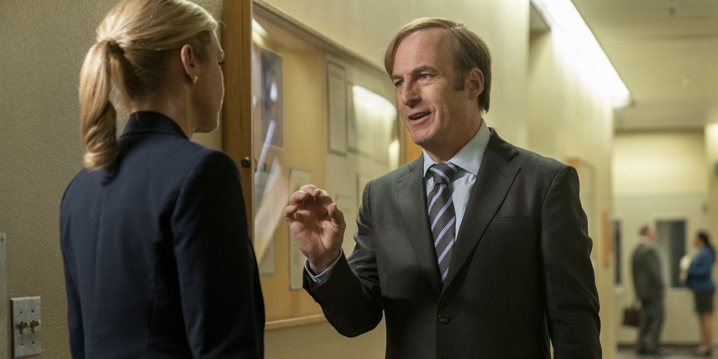 Kim Wexler discussing work with Jimmy McGill in Better Call Saul.