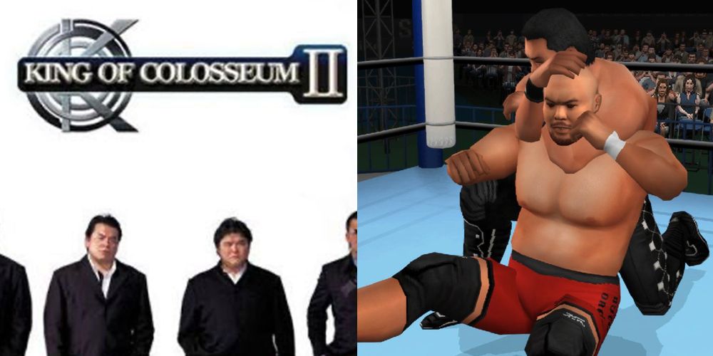 Lutador King Of Colosseum II em espera de dorminhoco