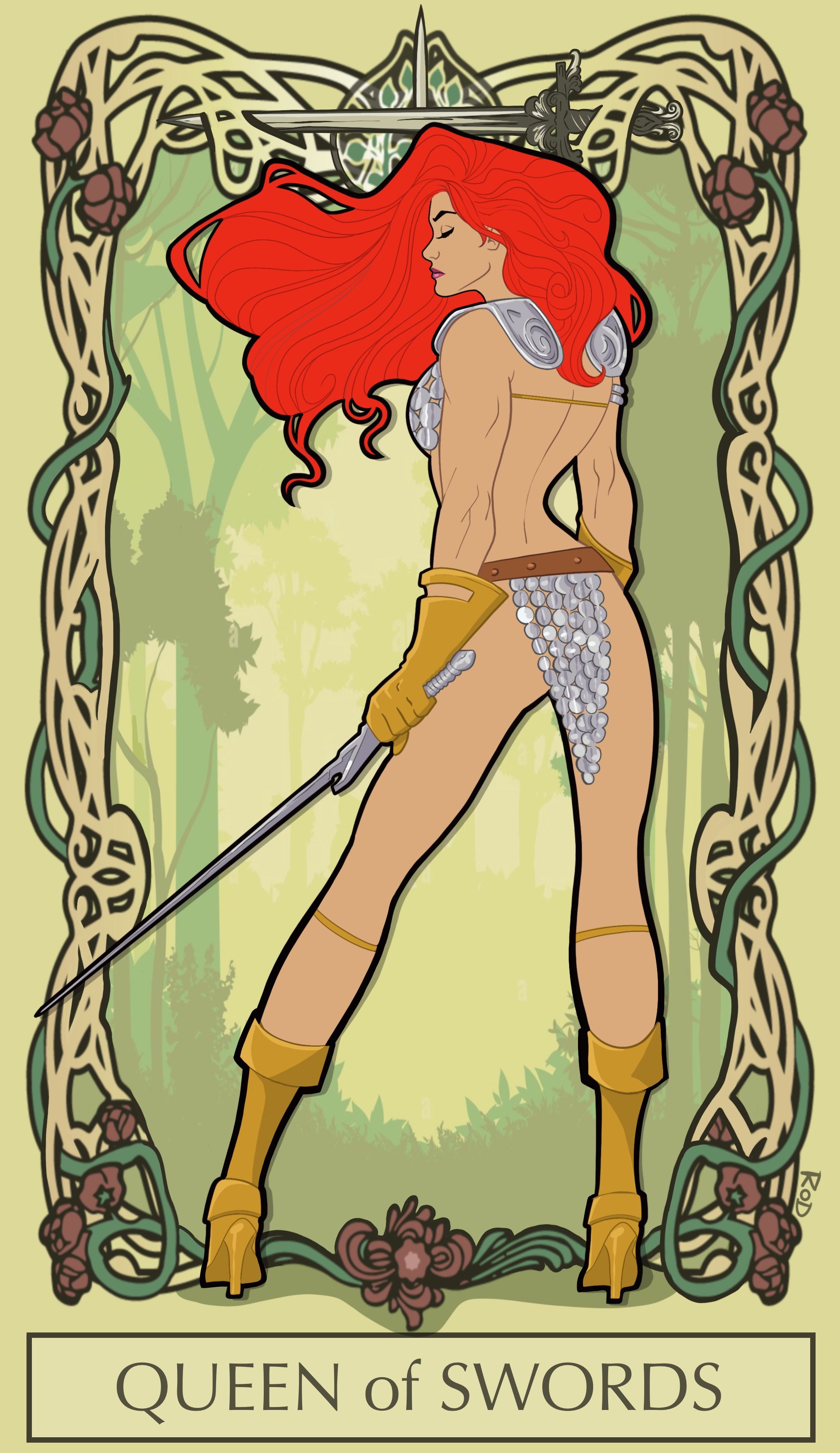 linha-7-tarot-red-sonja-rainha-de-espadas