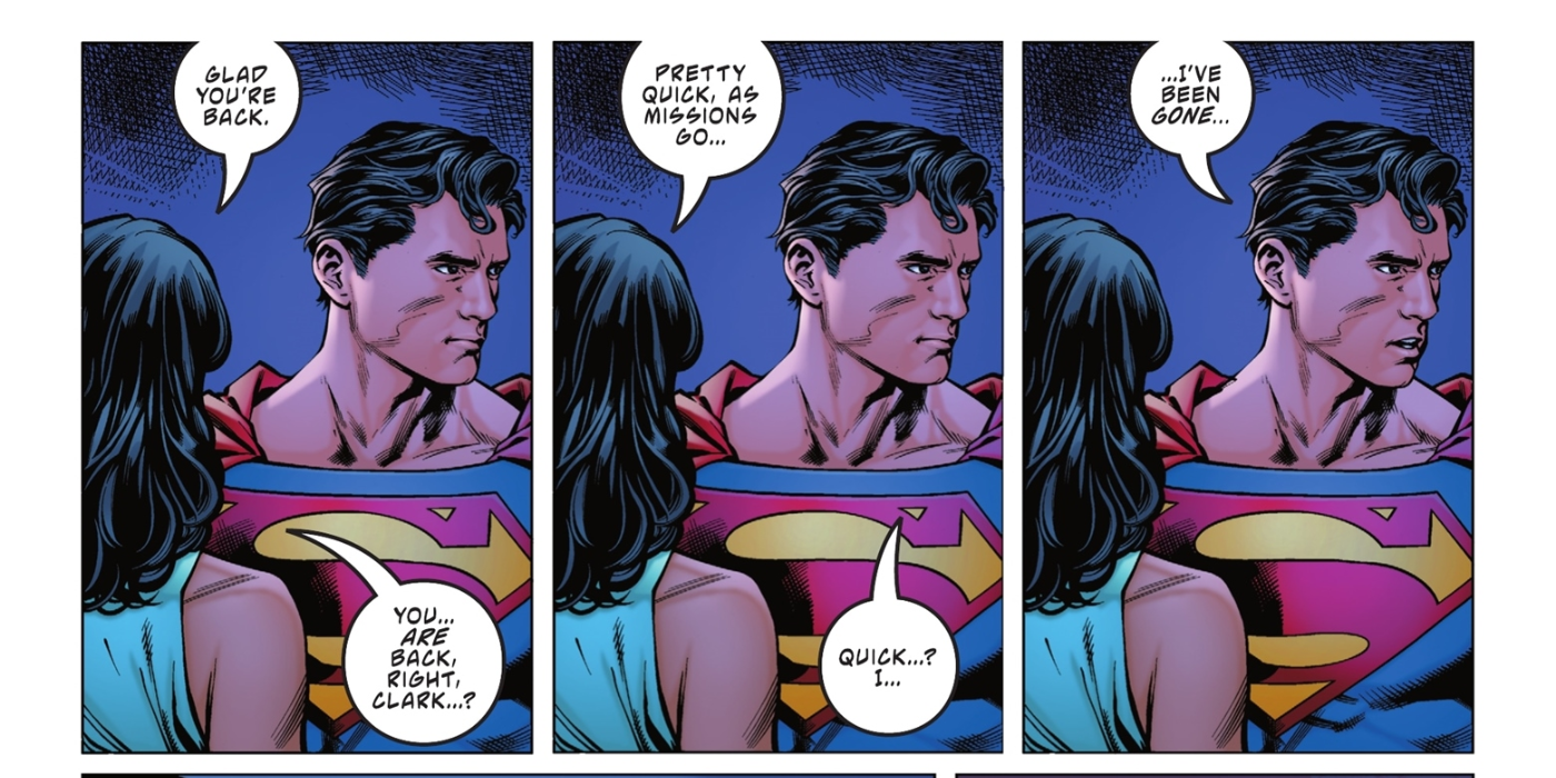 Superman conversando com Lois em Lost