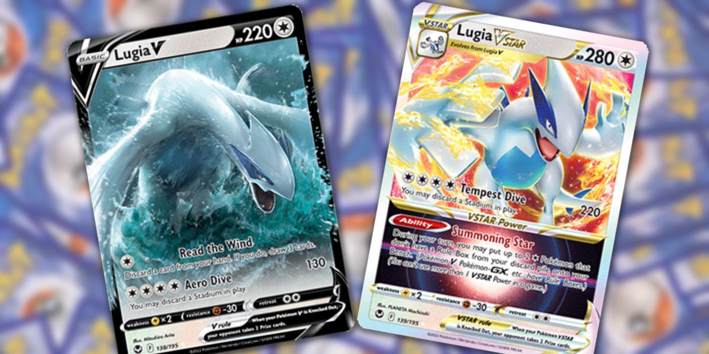 Lugia-V and Lugia-VSTAR Pokémon TCG Cards