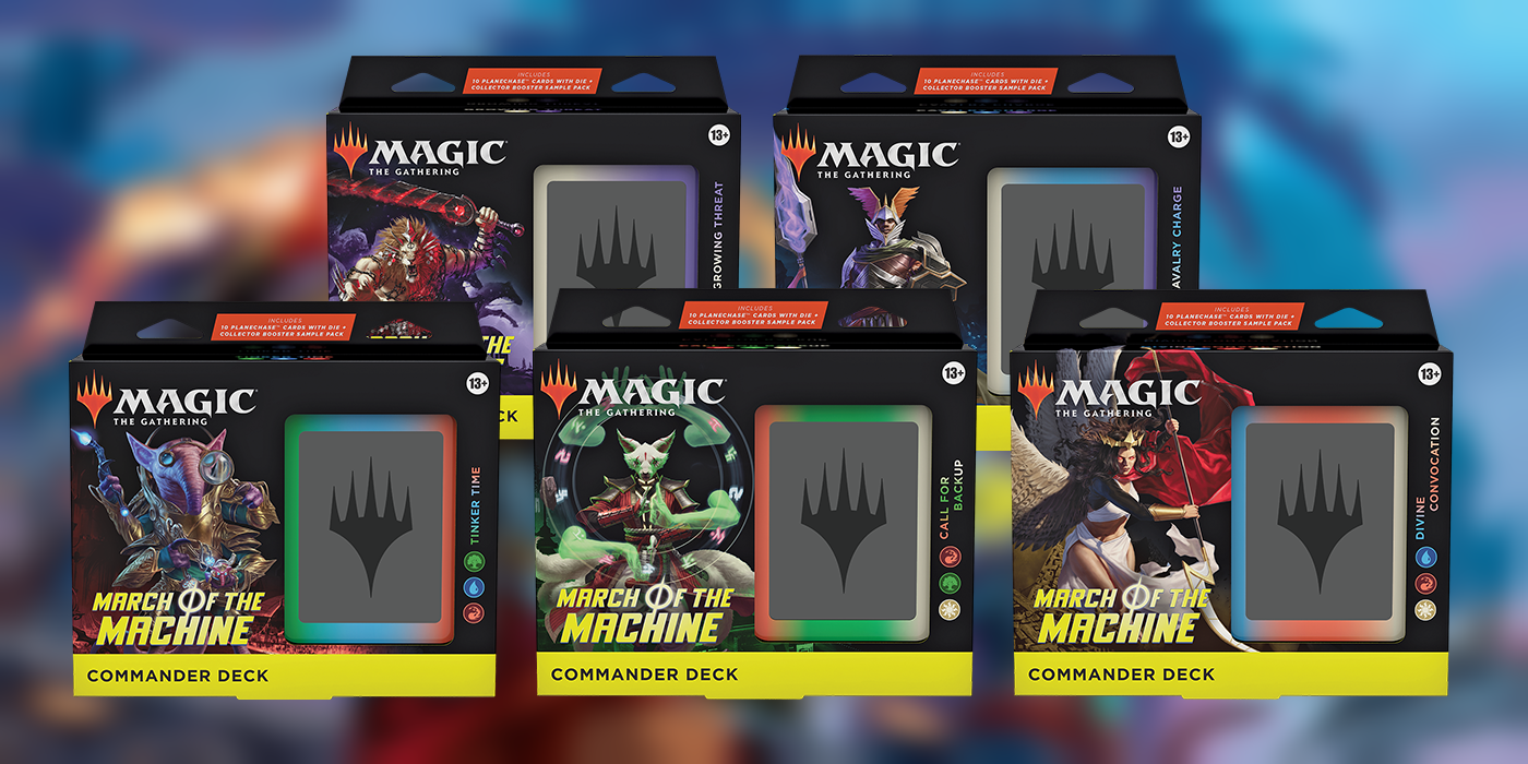 Magic the Gathering March of the Machine Commander Decks