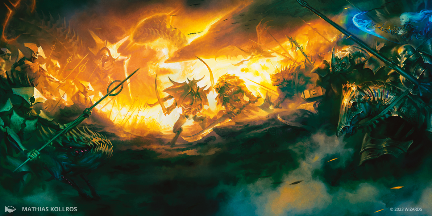 Magic the Gathering March of the Machine Invasion of Alara Promo Art