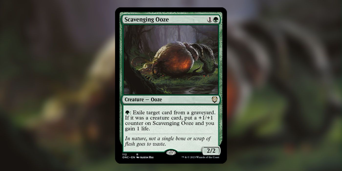 Magic the Gathering card Scavenging Ooze 